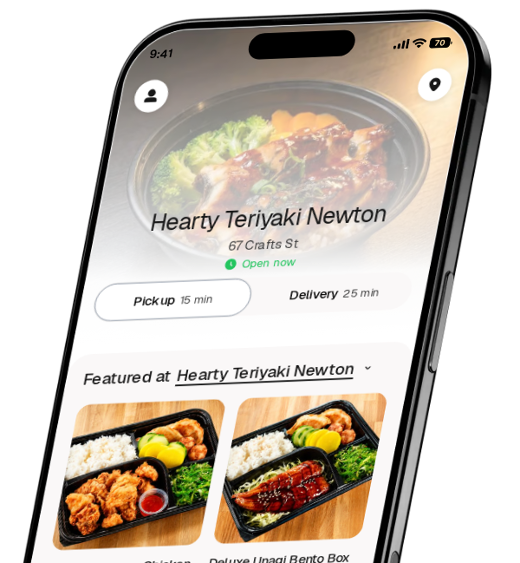 Hearty Teriyaki Newton app preview